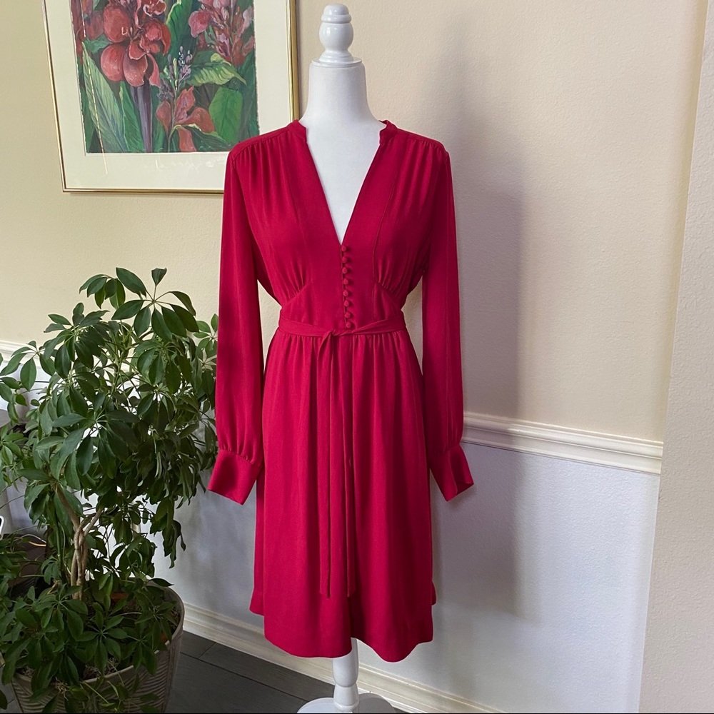 BCBG Pink Midi Dress